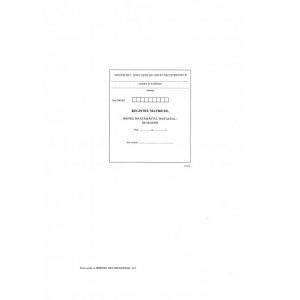 Registru matricol postliceal/maistri, coperta tare-hartie-38430