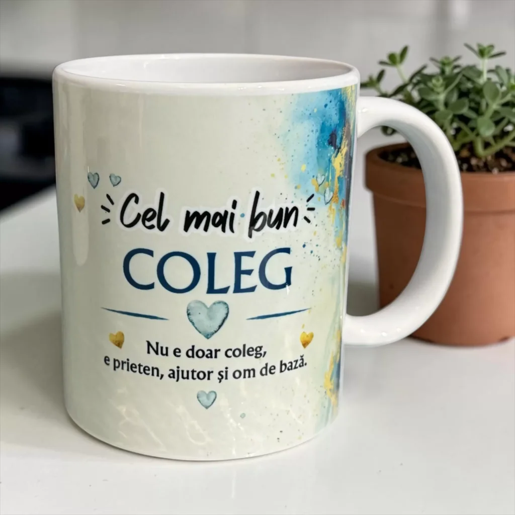 Cană cadou „Cel mai bun COLEG ”