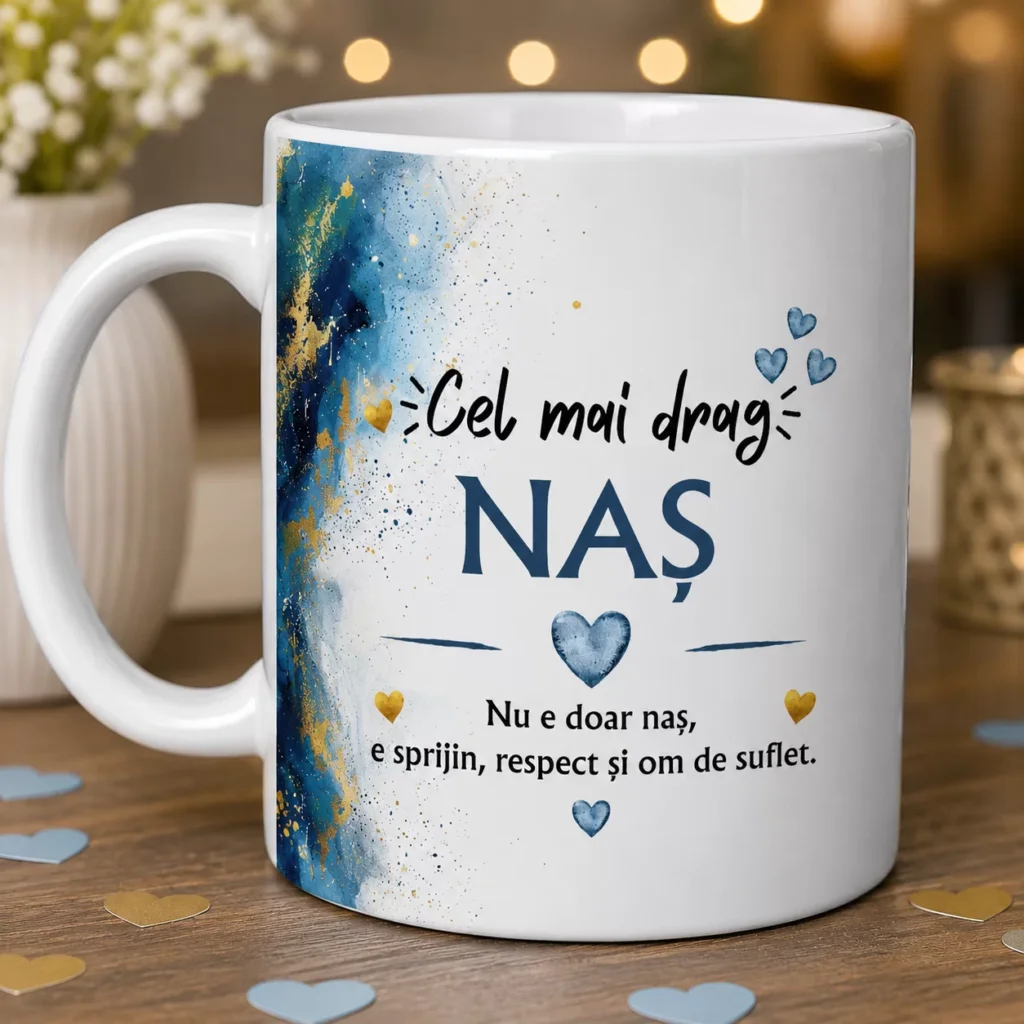 Cană cadou „Cel mai drag NAȘ”
