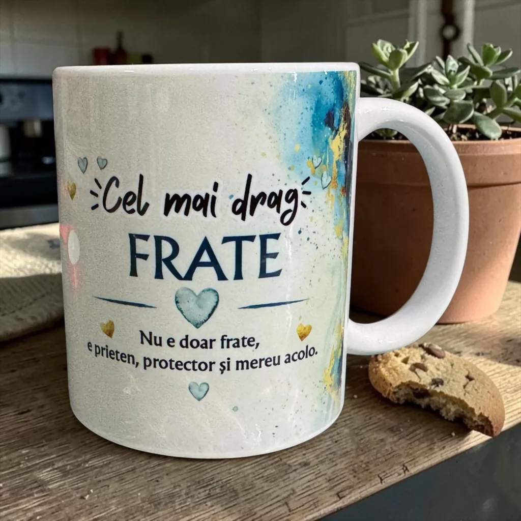 Cană cadou „Cel mai drag FRATE”