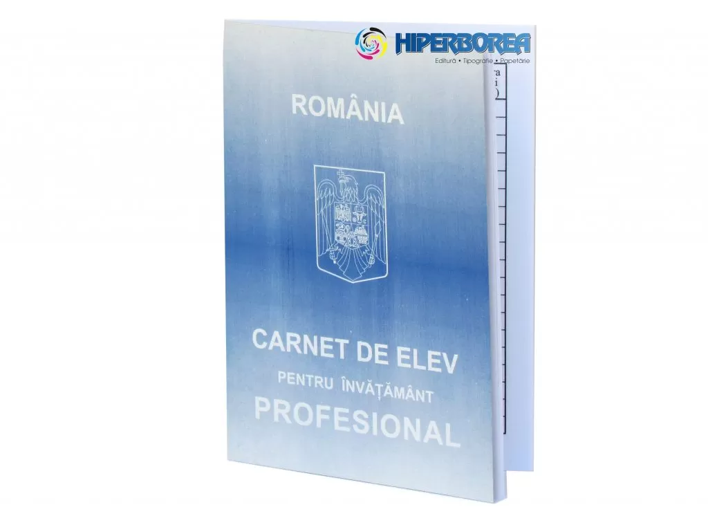Carnet de elev pentru şcoli profesionale