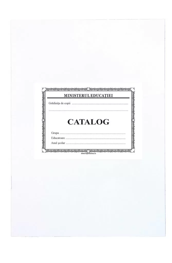 Catalog pentru învăţământul preşcolar