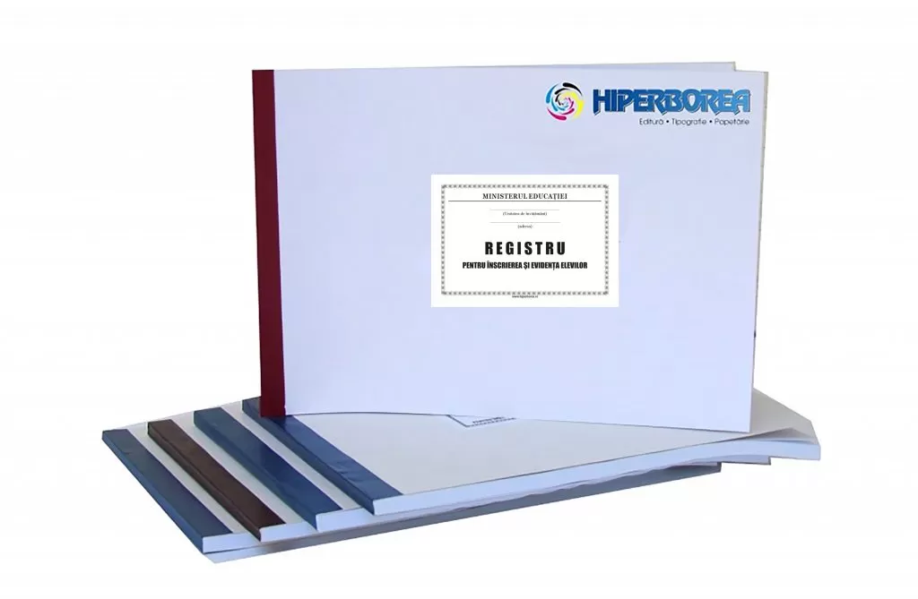 Registru pentru înscrierea şi evidenţa elevilor, coperta carton duplex