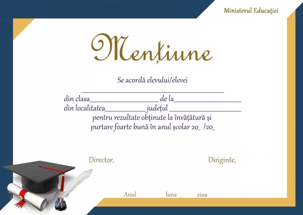 Mentiune, cod: A_38
