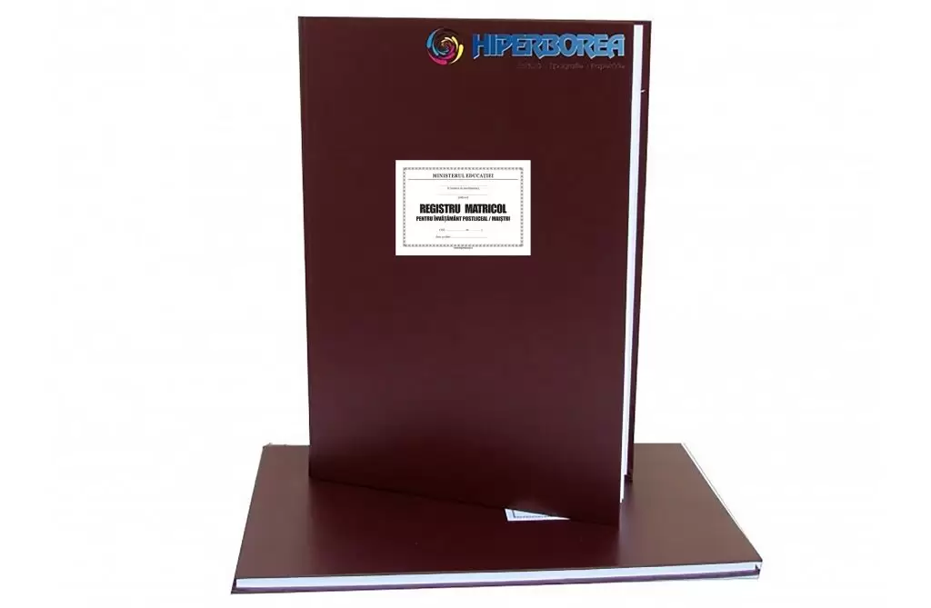 Registru matricol pentru învăţământul postliceal/de maistri, coperta tare-imitatie piele