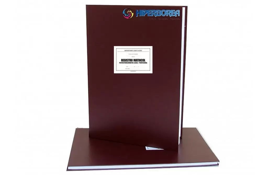Registru matricol pentru învăţământul liceal/profesional, coperta tare-imitatie piele