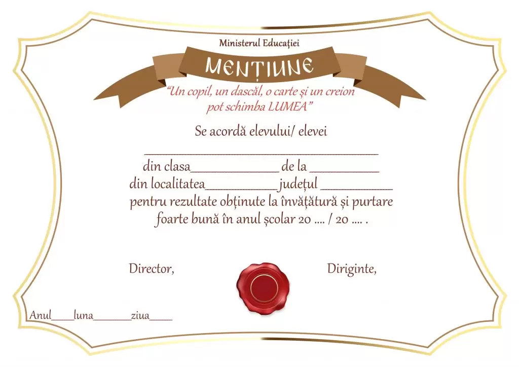 Mentiune, cod: A_43