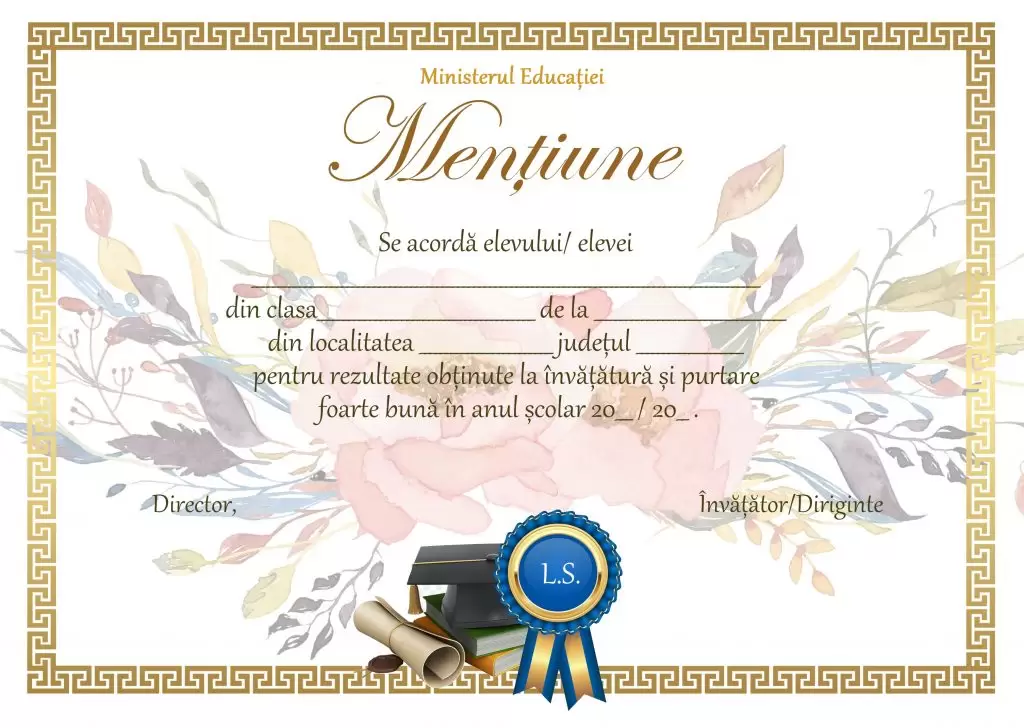 Mentiune, cod: A_45