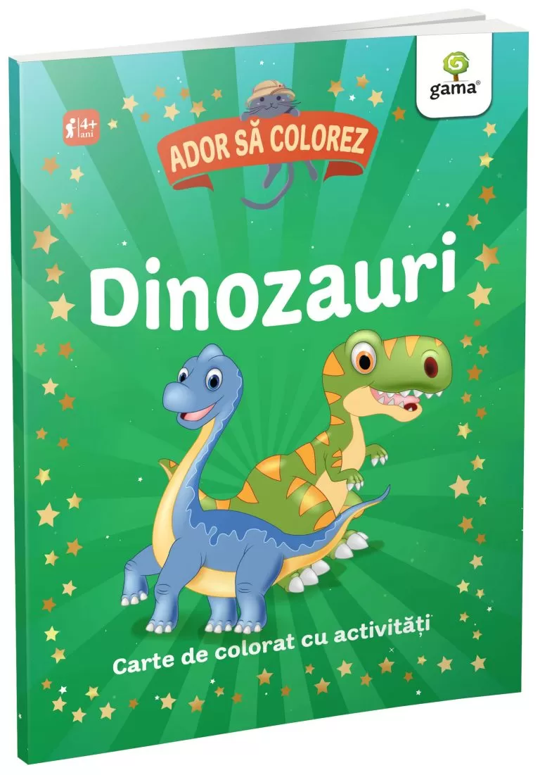 Ador să colorez - Dinozauri