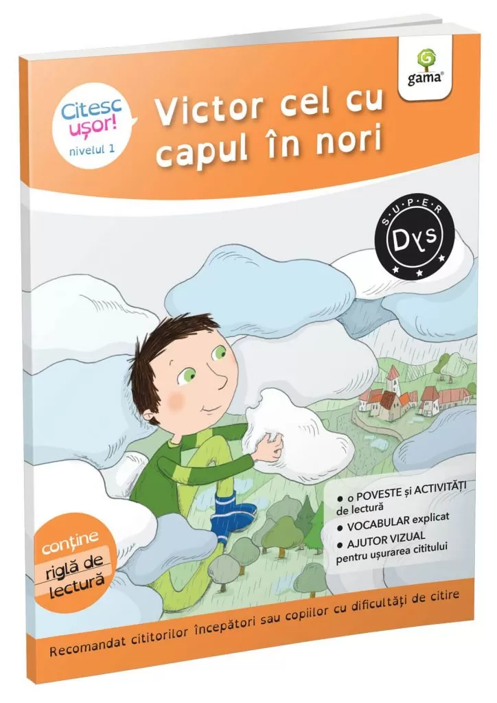 Citesc ușor - Victor cel cu capul în nori