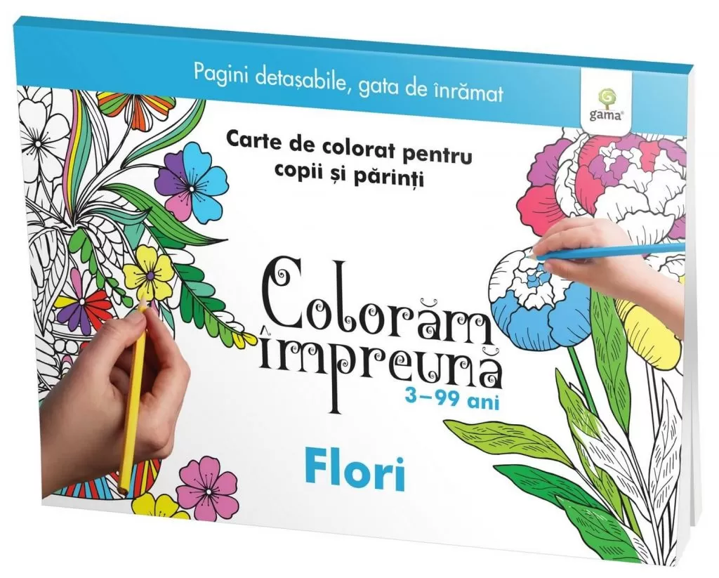 Coloram împreuna – Flori