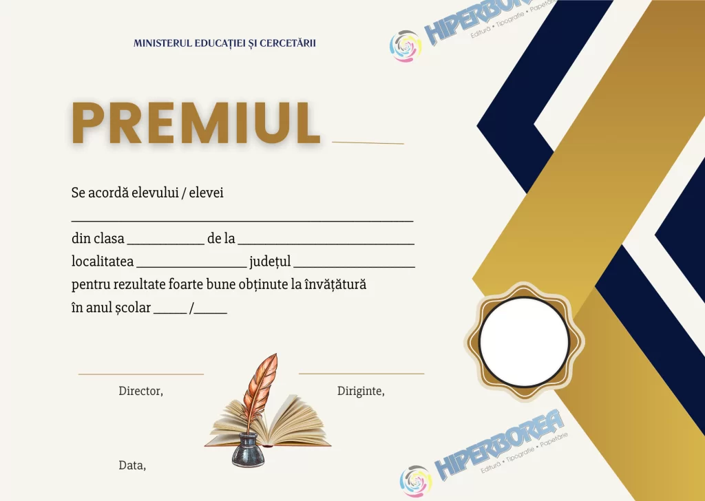 Diplomă Premiu, cod: A_2316