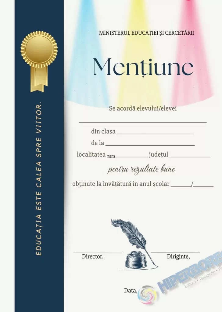 Mențiune, cod: A_2325