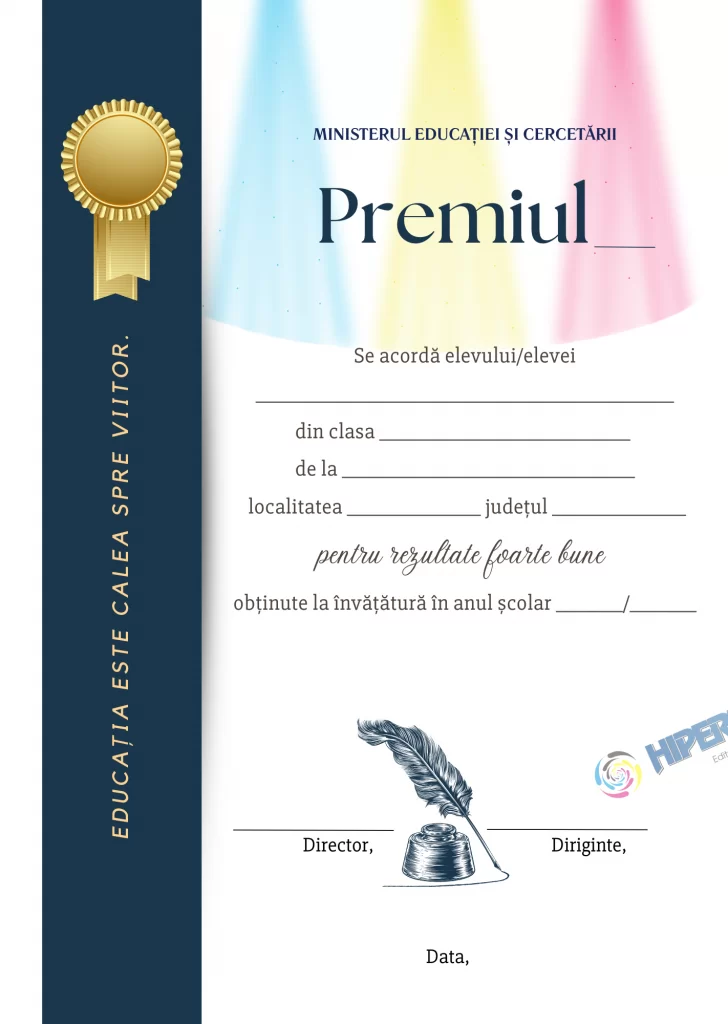Diplomă Premiu, cod: A_2321