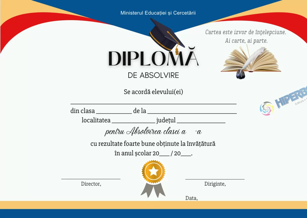 Diplomă de absolvire, cod: A_2323