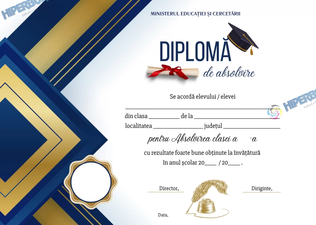 Diplomă de absolvire, cod: A_2322