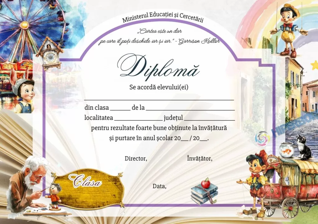 Diplomă Premiu Primar, cod: A_2603