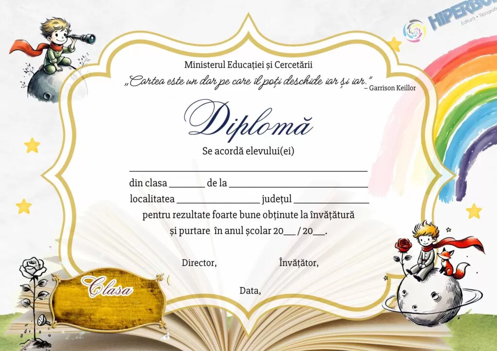 Diplomă Premiu Primar, cod: A_2604