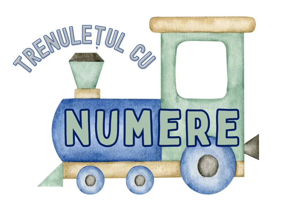 Trenulețul cu numere, cod:PM066