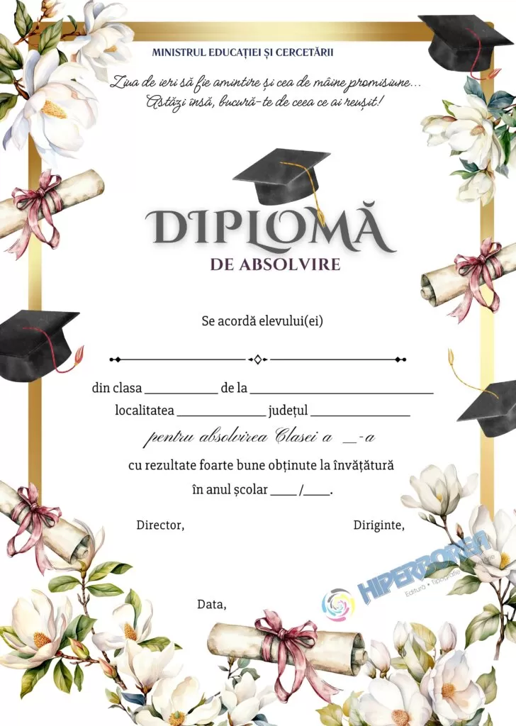 Diplomă de absolvire, cod: A_2524