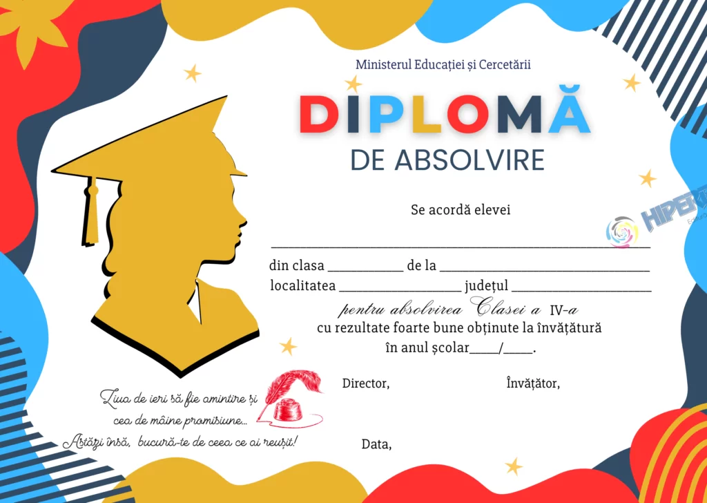 Diplomă de Absolvire, cod: A_2402