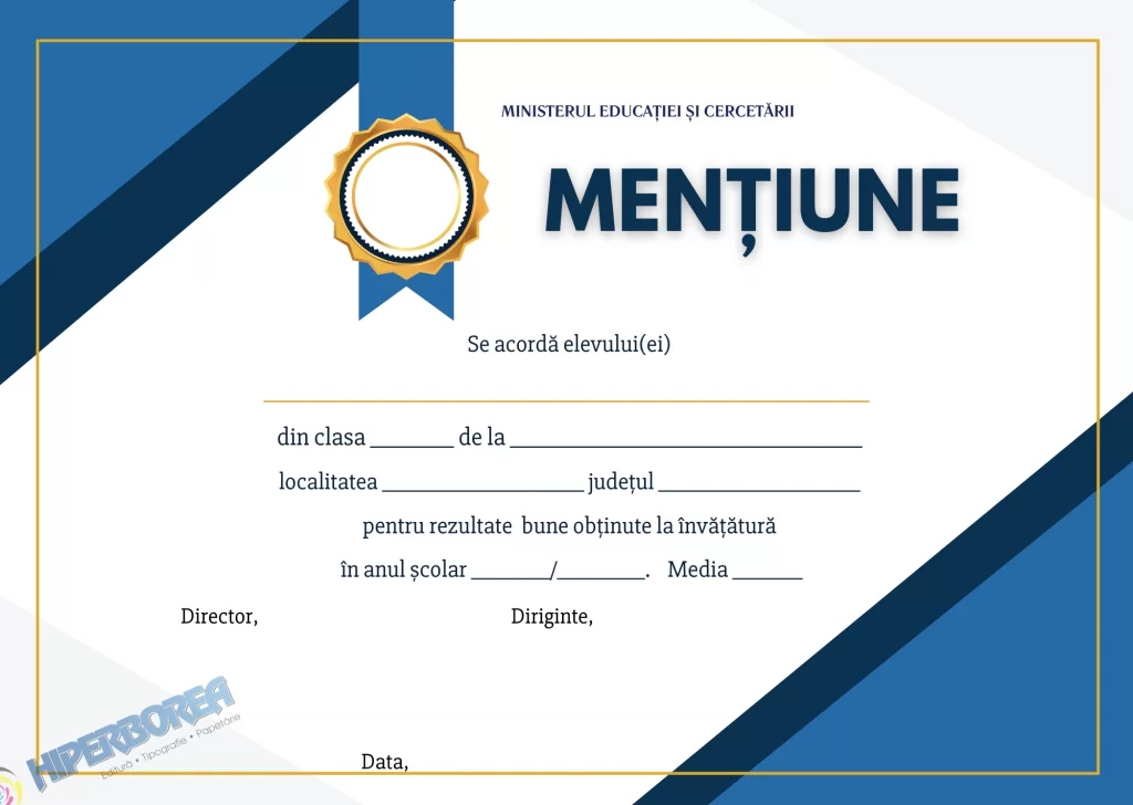 Mențiune, cod: A_2424