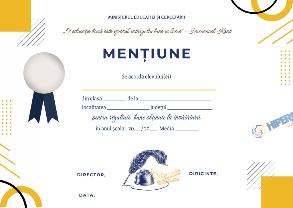 Mențiune, cod: A_2538