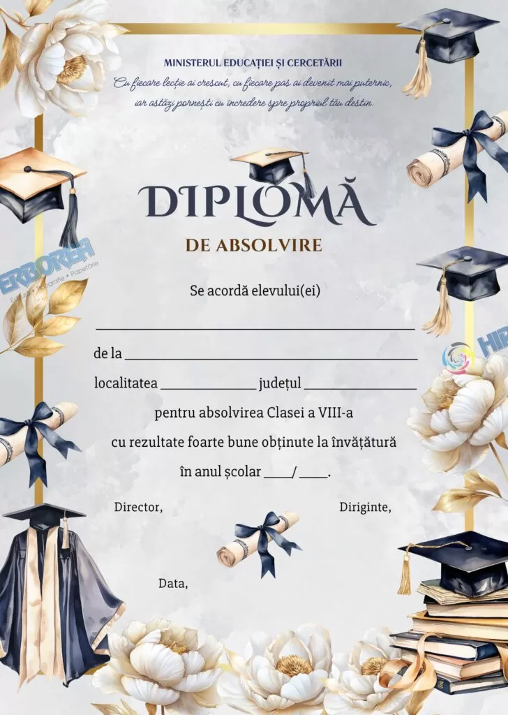 Diplomă de absolvire, cod: A_2634