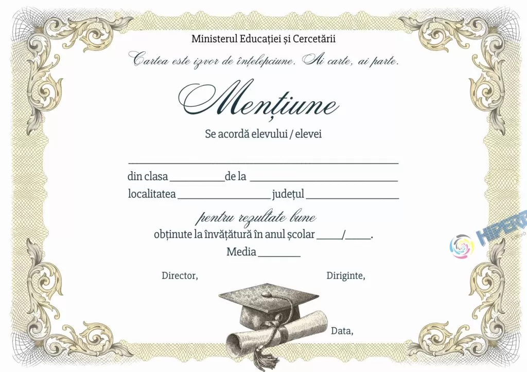 Mențiune, cod: A_2623