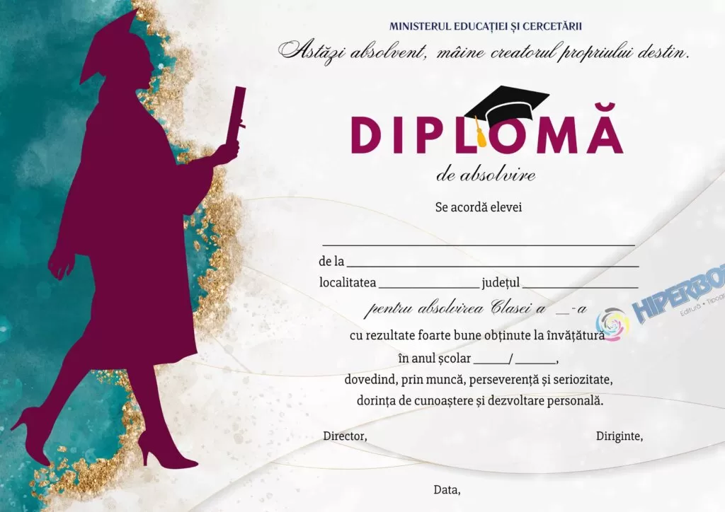 Diplomă de absolvire, cod: A_2624