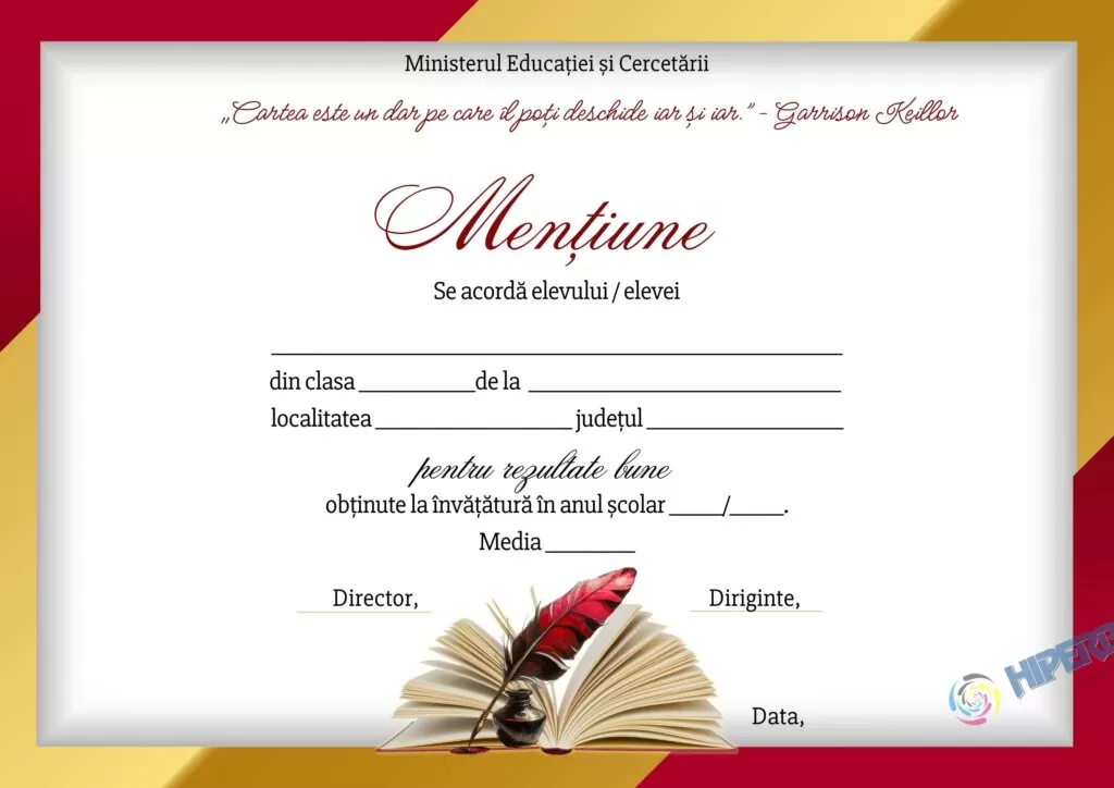 Mențiune, cod: A_2619