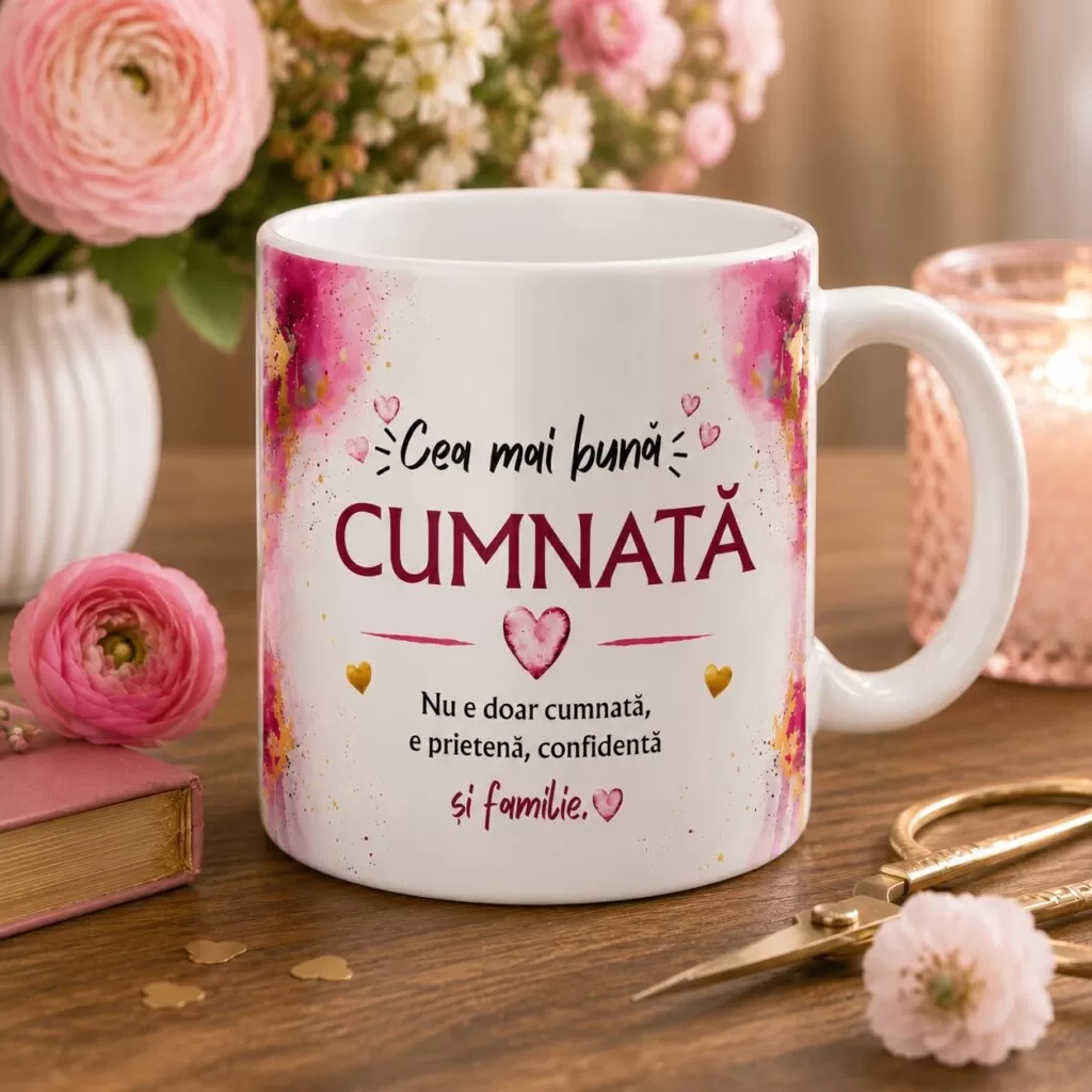 Cană cadou „Cea mai bună Cumnată”