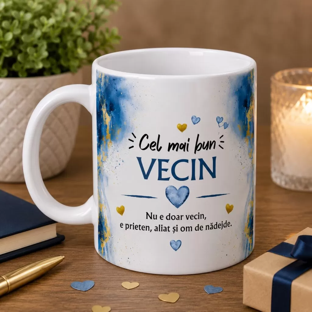 Cană cadou „Cel mai bun VECIN”