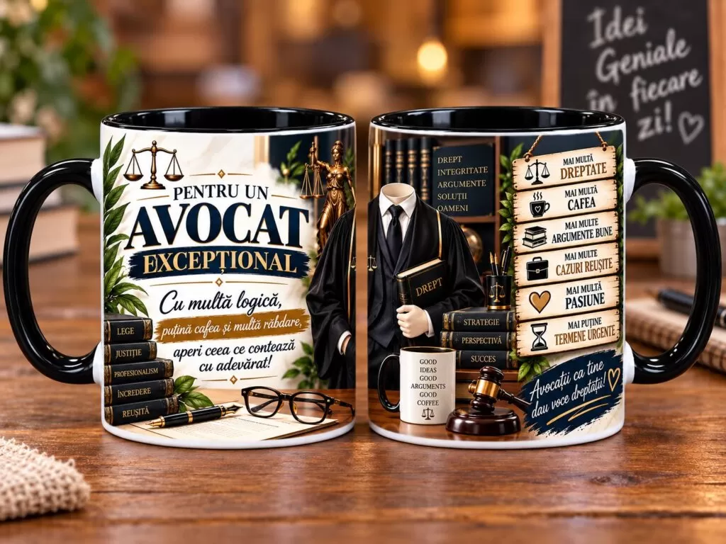 Cană pentru Avocat – „Pentru un Avocat Excepțional”