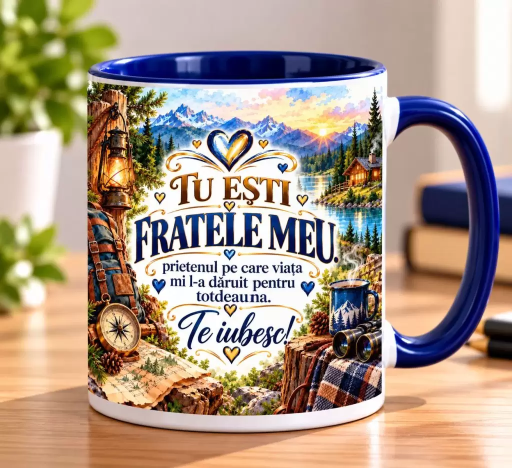 Cană pentru Frate „Tu Ești Fratele Meu”