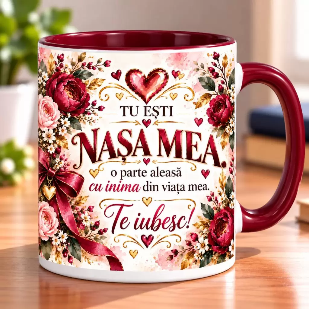 Cană pentru Nașă „Tu Ești Nașa Mea”