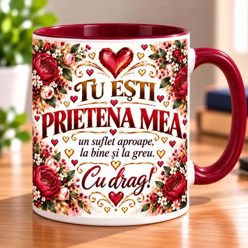 Cană pentru Prietenă „Tu Ești Prietena Mea”